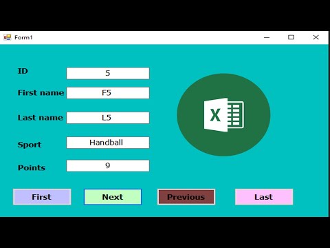 How To Load Data From Excel Sheet And Navigation Buttons In Vb Net