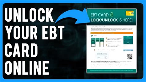 How To Unlock Your Ebt Card Online How To Unfreeze Your Ebt Card