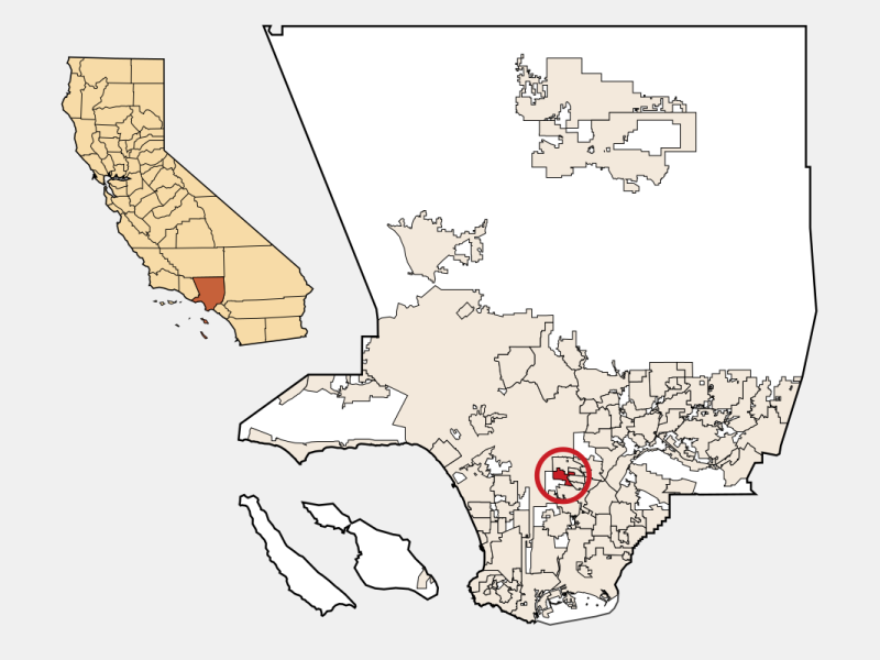 Huntington Park Ca Geographic Facts Maps Mapsof Net