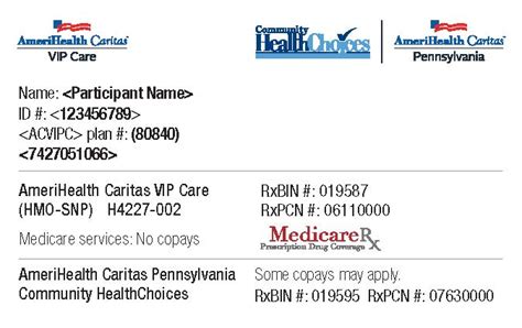 Id Cards Amerihealth Caritas Pennsylvania