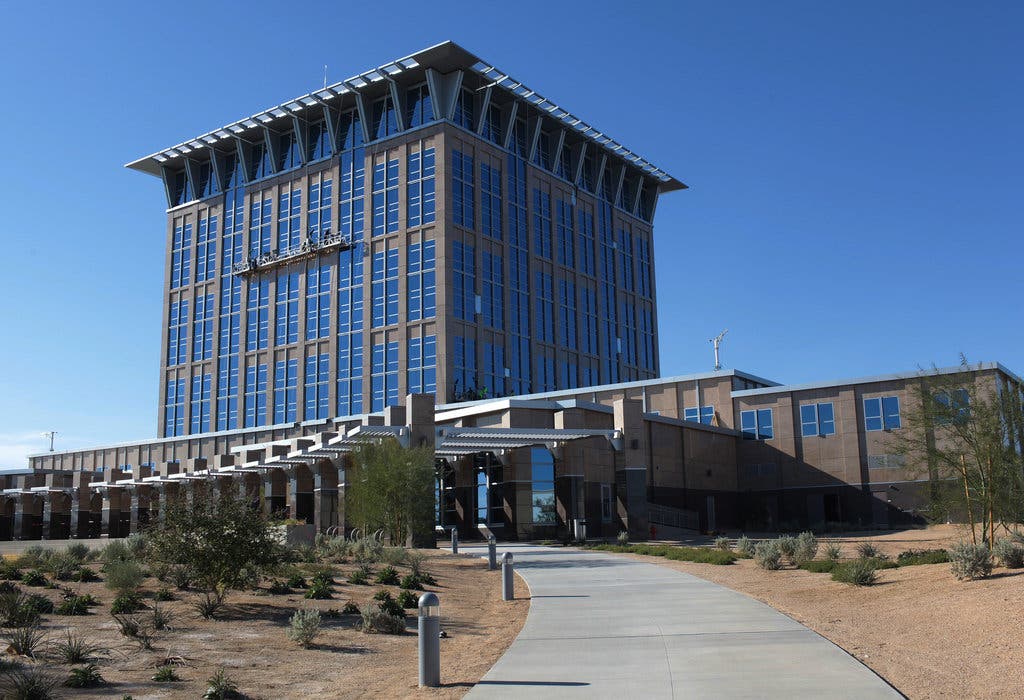 In North Las Vegas New City Hall Is A Reminder Of Flush Days The New