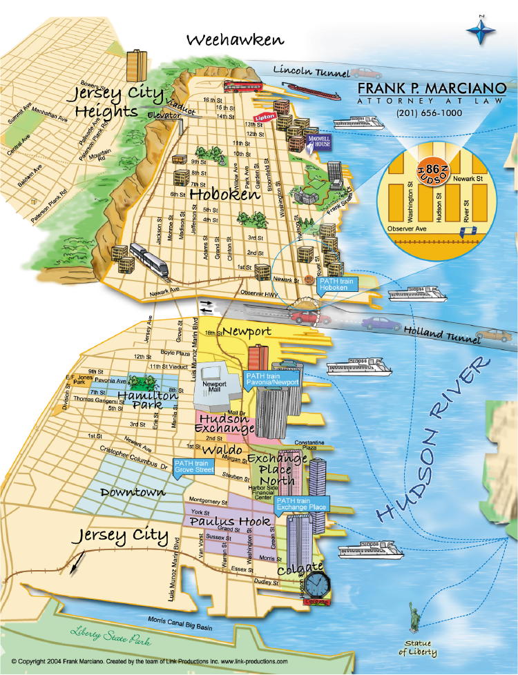 Jersey City Map