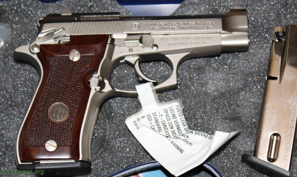 Just Added A Beautiful Beretta 84Fs In Nickel To The Beretta Collection