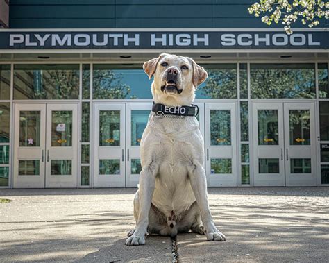 K9 Echo Plymouth Canton Community Schools 1 Photograph By Lifework