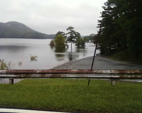 Lake Allatoona Water Levels Soar Past Full Pool At Lake Allatoona