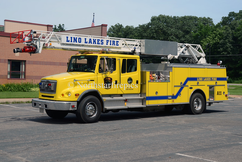 Lino Lakes Minnesota Street Map Fire Pine