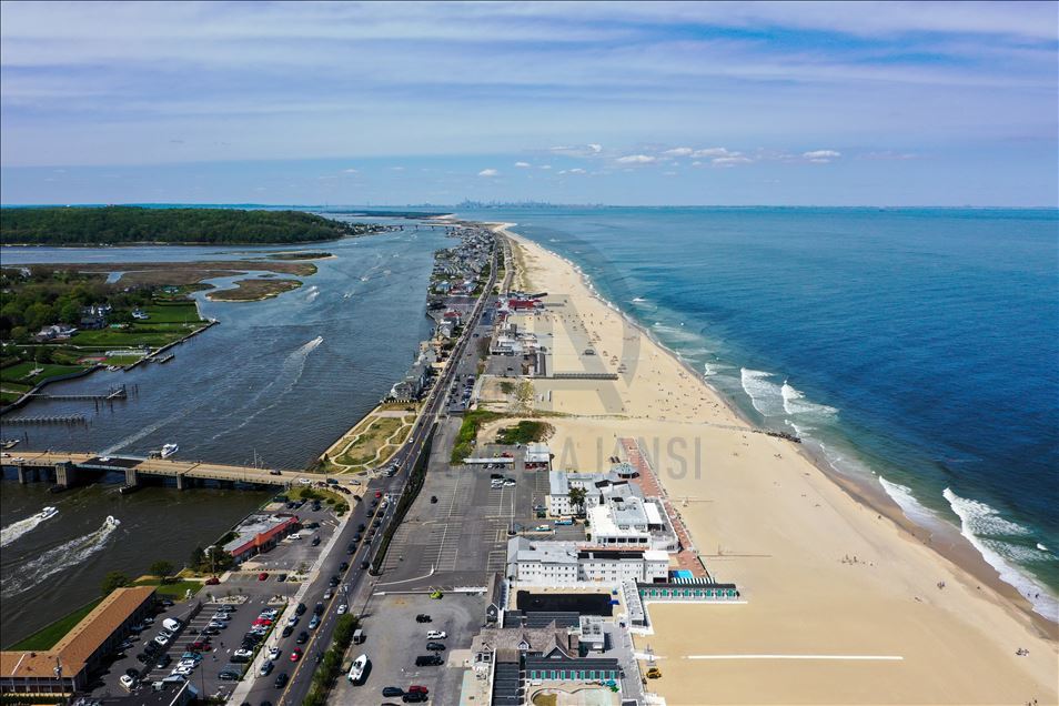 Long Branch Beach In New Jersey Amid Covid 19 Pandemic Anadolu Ajans