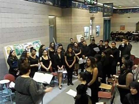 Long Island City High School Queens N Y Chorus Sing At Open House