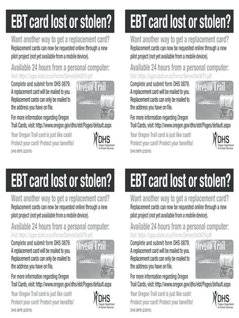 Lost Stolen Ebt Card