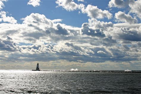 Ludington Lighthouse In Clearing Weather Most Of These Ima Flickr