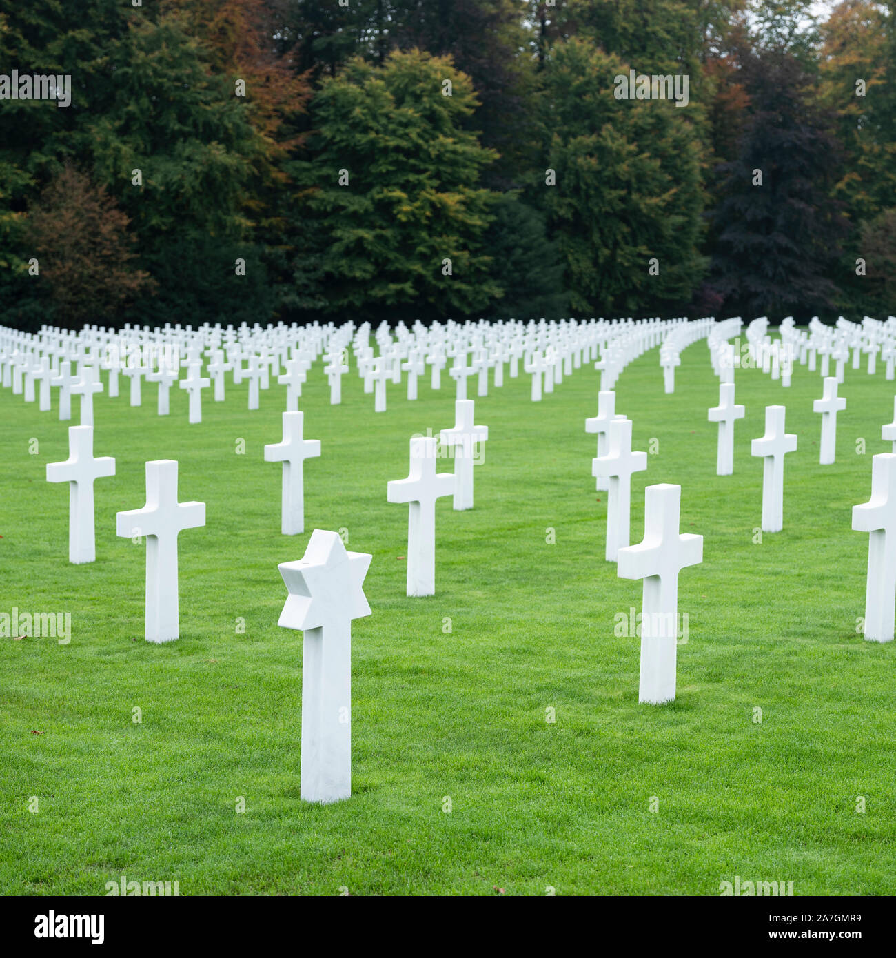 Luxembourg American Cemetery And Memorial Stock Photo Alamy