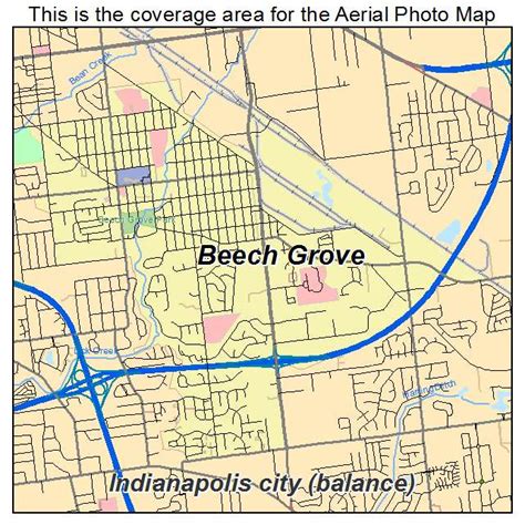 Map Of Beech Grove In Indiana