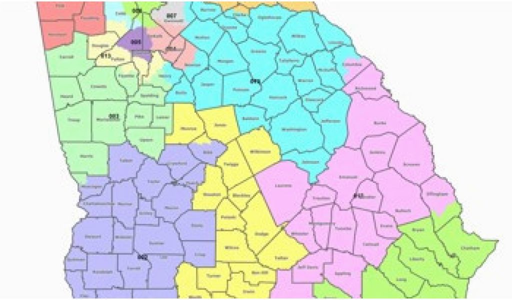 Map Of Georgia School Districts Cities And Towns Map