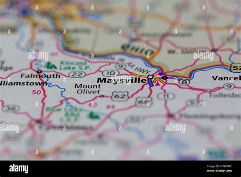 Map Of Maysville Hi Res Stock Photography And Images Alamy