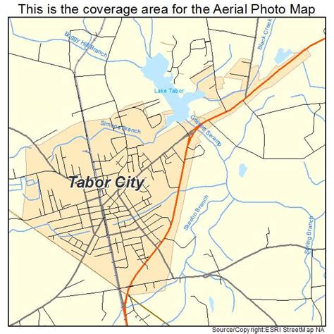 Map Of Tabor City Town