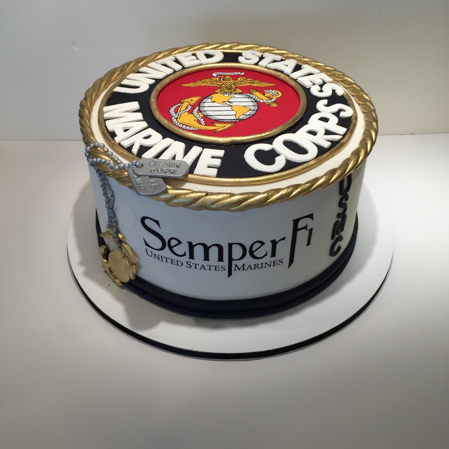 Marine Corp Cake Marine Corps United States Marine Corps Marine