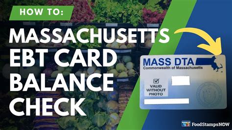 Massachusetts Ebt Balance Check Instructions Youtube