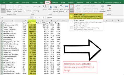 Master The Art Of Freezing Rows And Columns In Excel A Comprehensive