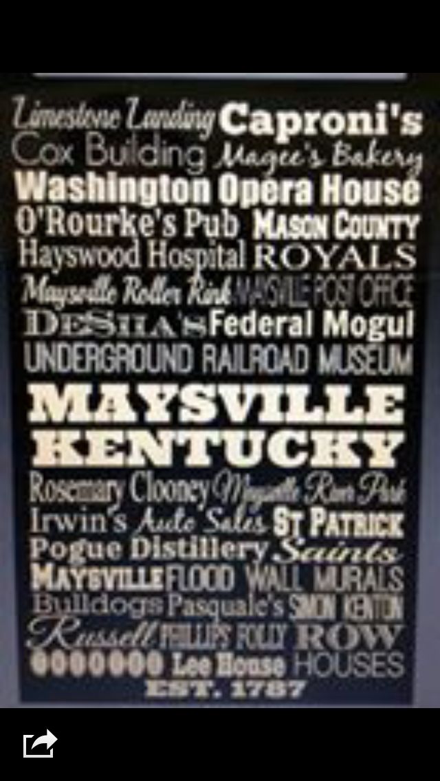 Maysville Ky My Old Kentucky Home Pinterest