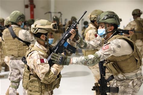 Military Training At Qatar Special Forces Command From Turkish National