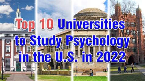 Mind Matters Exploring The Top 10 Psychology Schools In The Usa