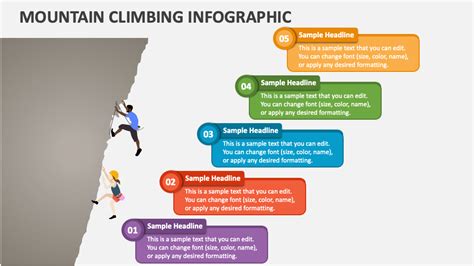 Mountain Climbing Infographic For Powerpoint And Google Slides Ppt Slides