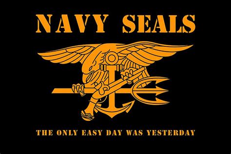 Navy Seals Logo And Motto Digital Art By Indrea Lucitawonder Pixels