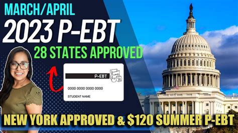 New 2023 P Ebt Update April Check Your Cards New York New States