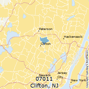 New Jersey Clifton Zip Code