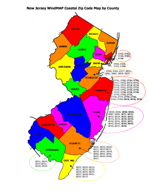 New Jersey Zip Code Map Metro Map