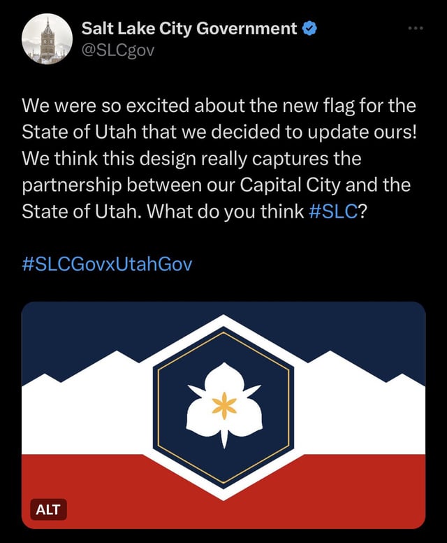 New Salt Lake City Flag Unveiled R Saltlakecity