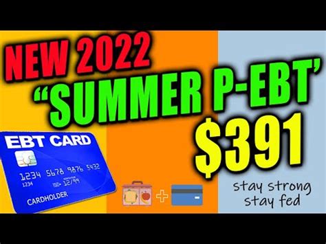 New Summer 2022 Pebt May Pandemic Ebt Update 30 Monthly Bonus Snap