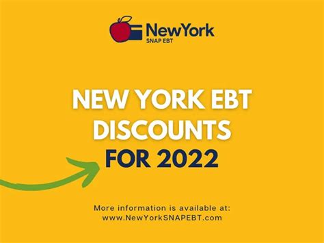 New York Ebt Discounts For 2022 Ny Snap Ebt