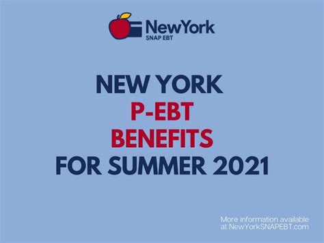 New York P Ebt For Summer 2021 Ny Snap Ebt