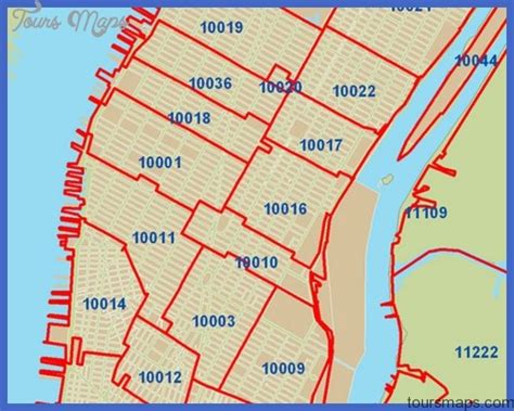 New York Zip Code Map Toursmaps Com