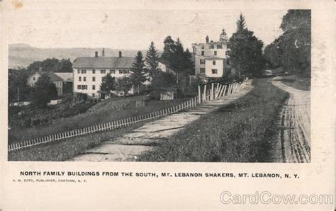 North Family Buildings From The South Mt Lebanon Shakers New Lebanon