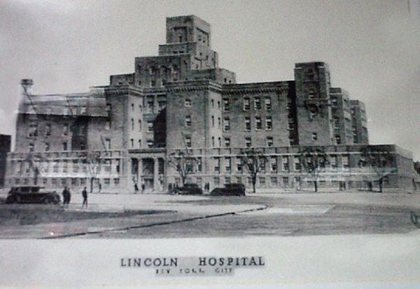 Old Photo Of Lincoln Hospital Bronx