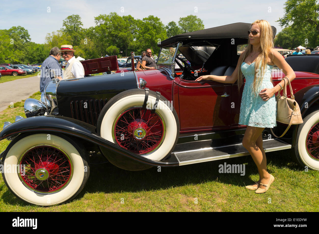 Old Westbury New York Usa 01St June 2014 Visitor Agnes Pietryka