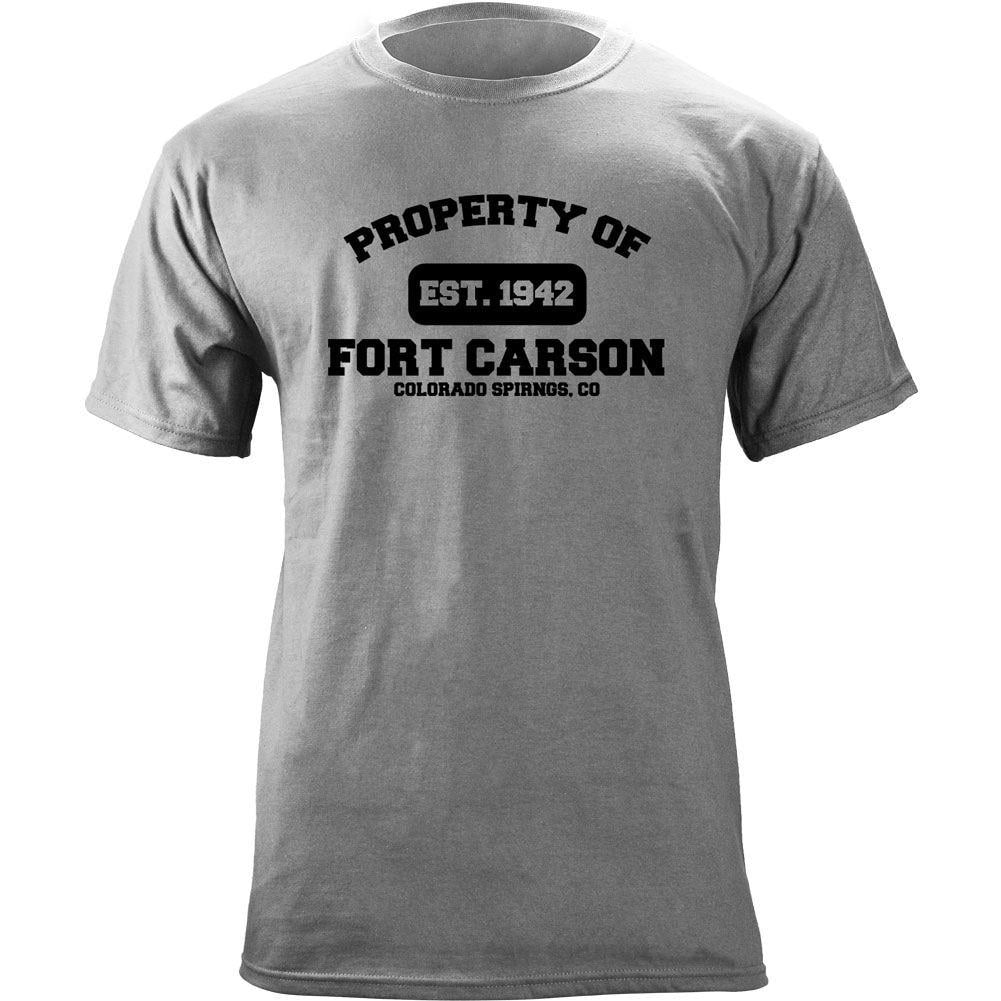 Original Property Of Fort Carson Army Base Veteran Pt T Shirt Walmart Com