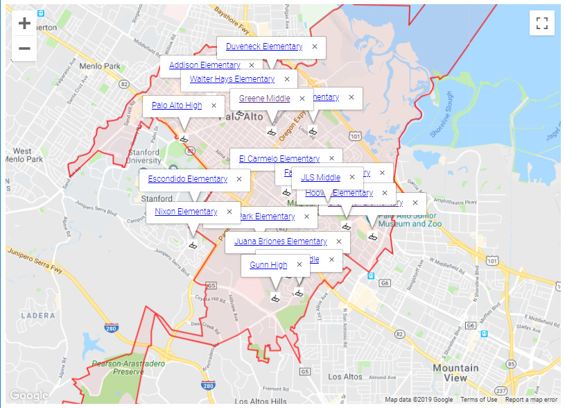 Palo Alto Ca Zip Code Map Download Free Apps Bloggingmine