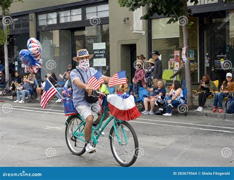 Participants In The Alameda 4Th Of July Parade Editorial Photo Image