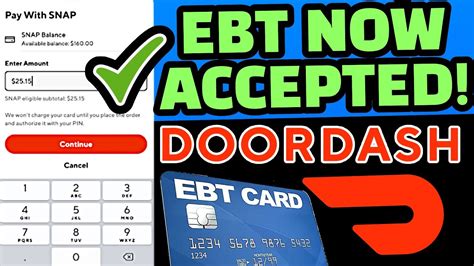 Pebt 2023 How To Add Ebt To Doordash Pay With Ebt On Doordash Use