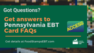 Pennsylvania Ebt Card Faqs Food Stamps Ebt