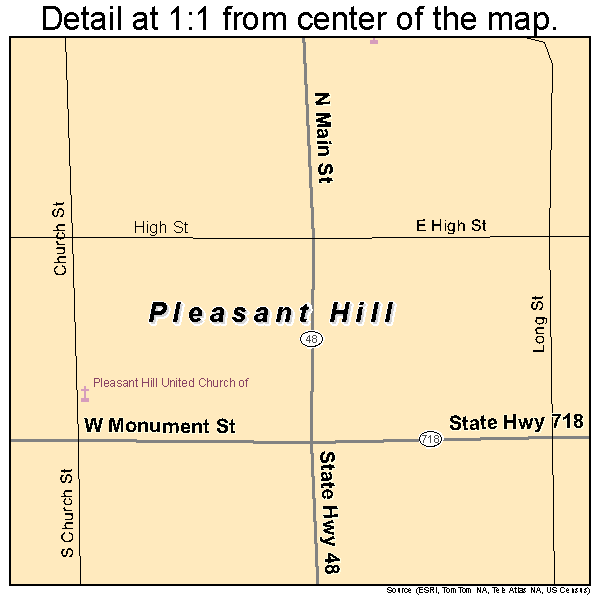 Pleasant Hill Zip Code Map Map