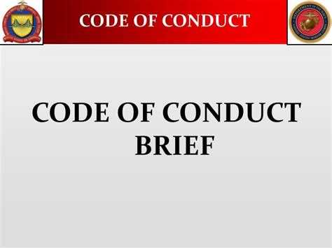 Ppt Code Of Conduct Powerpoint Presentation Free Download Id 3363374