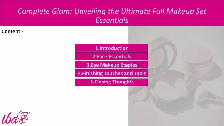 Ppt Unveiling Glamour The Ultimate Guide To Building Your Perfect