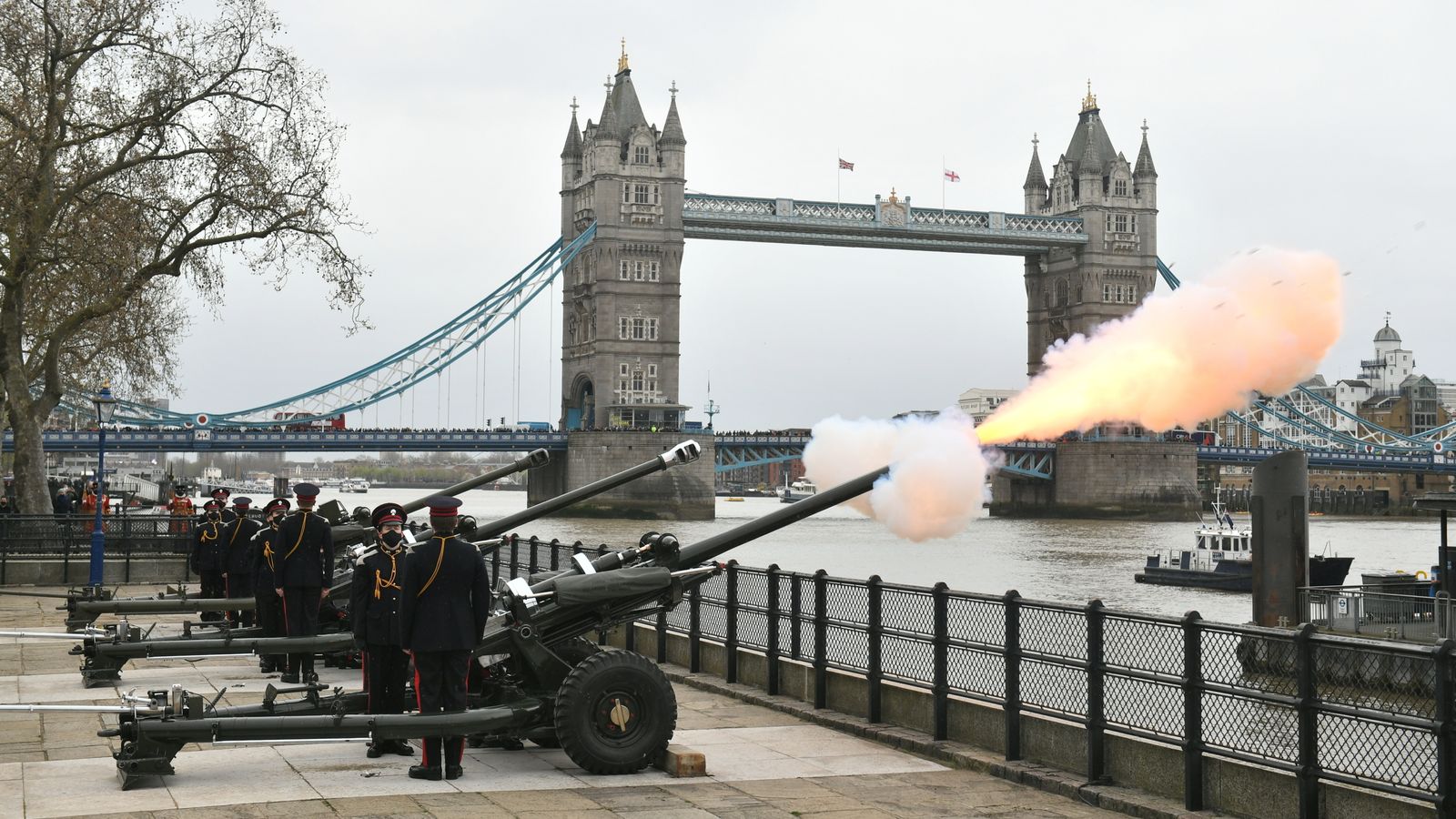 Prince Philip The Gun Salutes Around The Uk In Tribute To The Duke Of