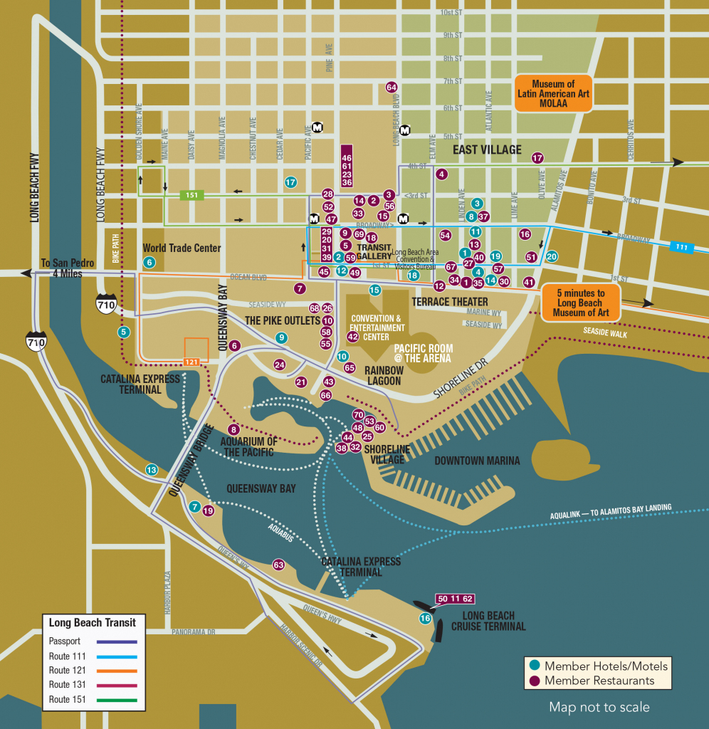 Printable Map Of Long Beach Ca Printable Maps