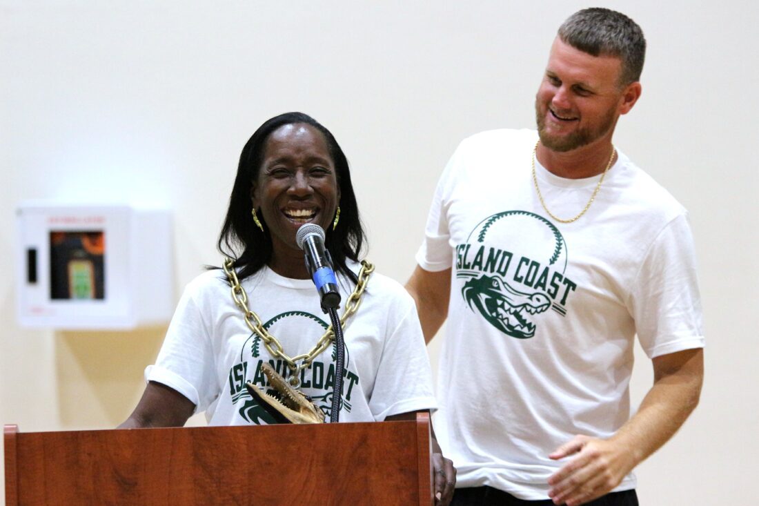 Rally Held At Island Coast High To Help Gators Baseball Team Celebrate