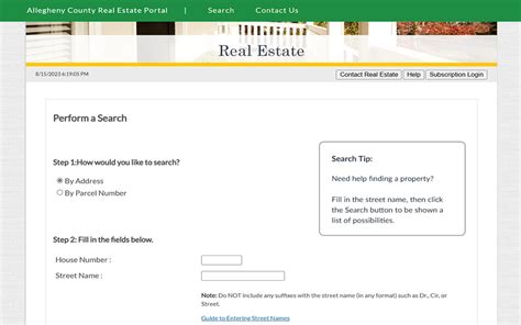 Real Estate Portal Search Allegheny County Real Estate Estates Real